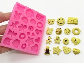 Molde silicona 21 galletitas
